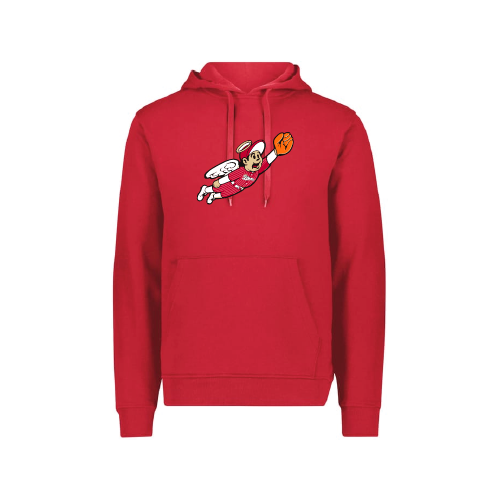 777 Mens LS Fleece Hoodie - Red