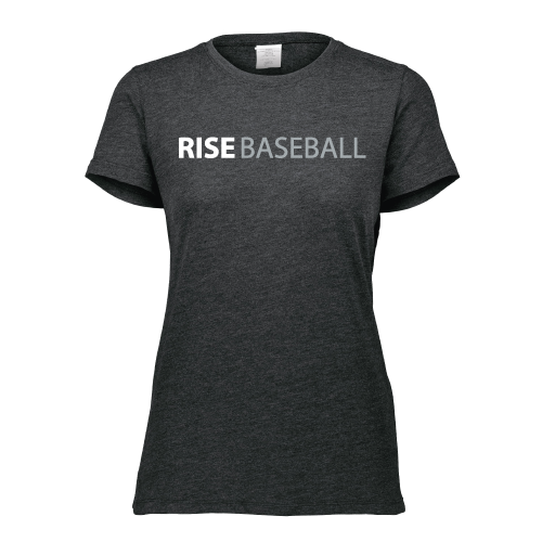 Rise Womens SS Tri Blend - Black
