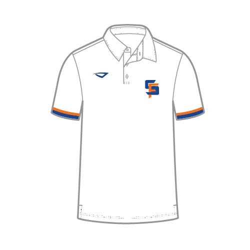 Southern Force Mens Sublimated SS Polo - White