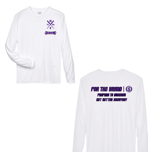 Womens LS Dri Fit - White