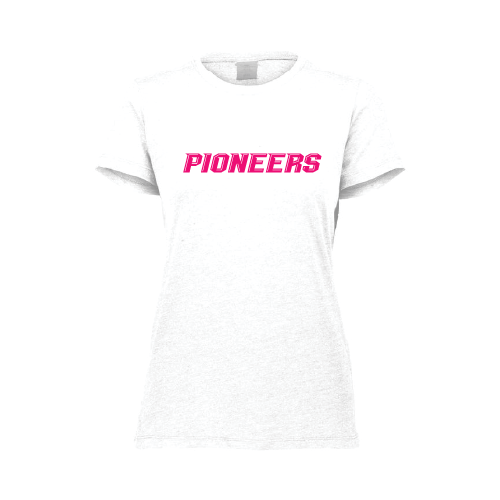 PYBA Womens SS Tri Blend - White