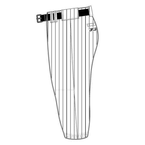 Rise Sublimated Knicker - White Pin