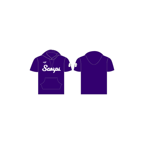 Sublimated Stealth Hoodie - Script - Purple