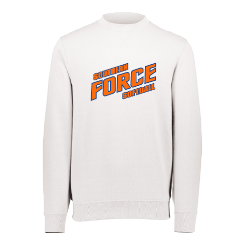 Southern Force Mens LS Crew Neck Sweatshirt - White